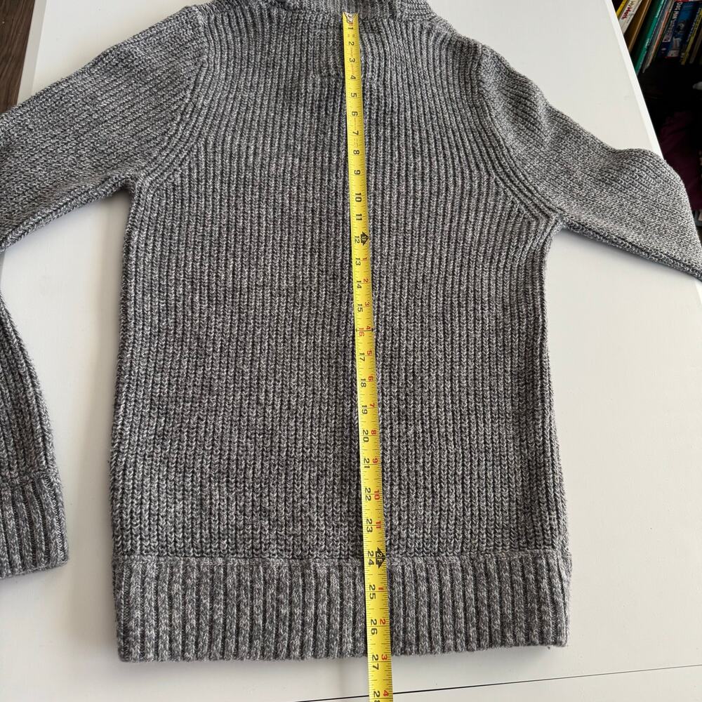 Abercrombie & Fitch Shawl Collar Pullover Ribbed Long Sleeve Sweater Men Size L - Picture 10 of 11
